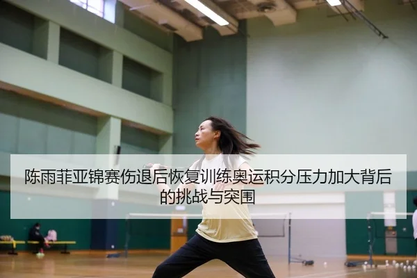 陈雨菲亚锦赛伤退后恢复训练奥运积分压力加大背后的挑战与突围